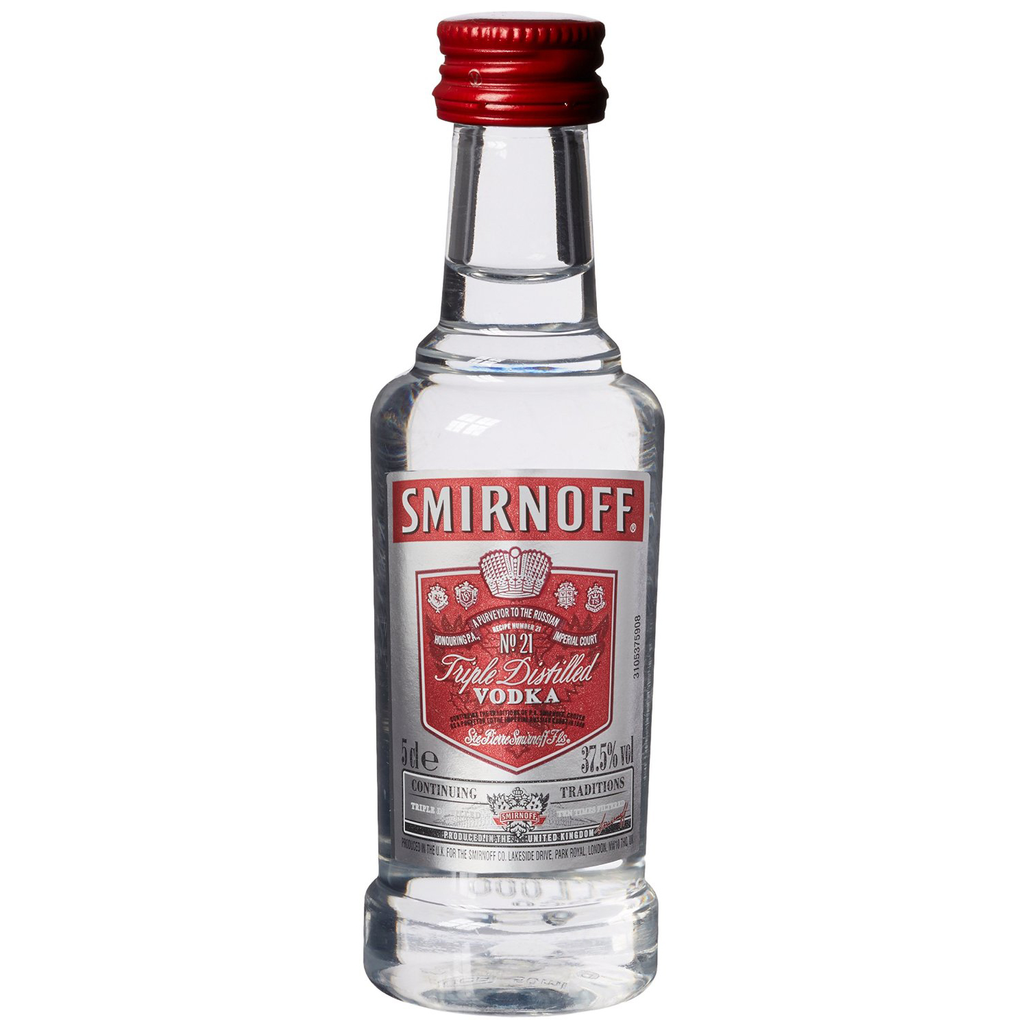 Buy & Send Smirnoff Red Label Vodka 5cl Miniature | Gifts